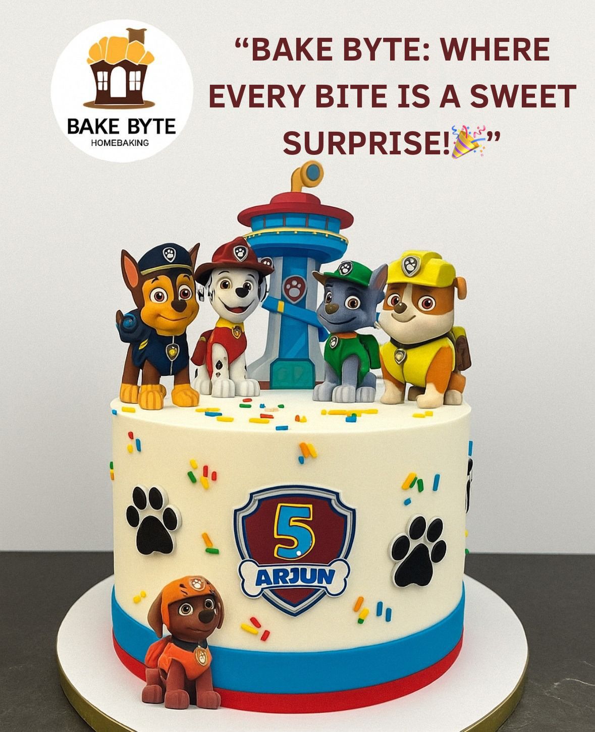 Kids Birthday Cake - Paw Patrol